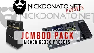 Mooer Ge300 - THE BEST JCM800 TONES for your GE300