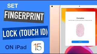 How To Set Fingerprint Lock on iPad