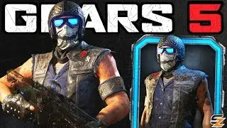GEARS 5 Characters Gameplay - BIKER GARY CARMINE Character Skin Multiplayer Gameplay!