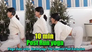 10 min post run yoga - Yoga class with #Karletyoga The Unwind Pod Exclusive #energy