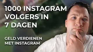 Geld verdienen met Instagram themepages - deel 1: 1000 instagram volgers in 7 dagen