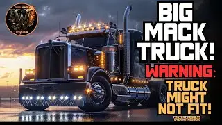 Grow A BIG MACK TRUCK That Hardly Fits inside the little Garage!