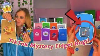 [ASMR] OPENING 13 TIKTOK MYSTERY FIDGET BAGS!!😱✨*HIT THE JACKPOT!!*😍 TikTok Comp | Rhia Official♡