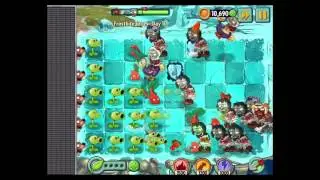 Plants vs. Zombies 2 - Frostbite Caves - Day 10 Walkthrough
