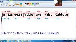 71 Python Collection Data Types List Accessing Elements Python Programming Tutorial for Beginner to