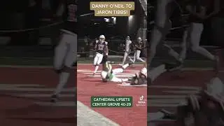 Cathedral upsets Center Grove 40-29. 