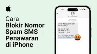 Cara Blokir Nomor Spam SMS Penawaran di iPhone
