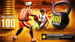 I Created a 400 POUND BUILD With a 99 BALL HANDLE & BROKE NBA2K23 FOREVER