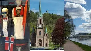 Драммен⛪🏘/ покупки🛍 за май-июнь/гуляем по норвежским магазинам
