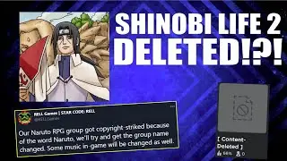 Why Was Shinobi Life 2 Deleted? || Shinobi Life 2 Deleted!