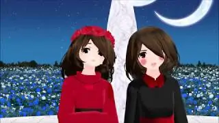 [mmd x undertale] rosetale chara and frisk wanna be