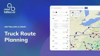 Truck Route Planning Demo | NextBillion.ai 