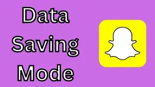 How to enable data saving mode on snapchat?