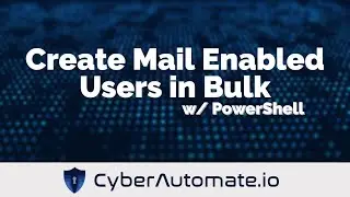 18. Create Mail Enabled Users in Bulk with Password verification using PowerShell