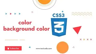 Css Color And Background Color Property Tutorial In Hindi | Hexadecimal | RGB