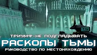 Местоположения 10-ти Расколов Тьмы. Триумф «Не Подглядывать». [Destiny 2]