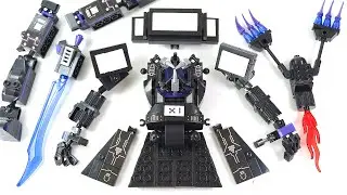 LEGO Skibidi Toilet | Upgraded Titan TV man Unofficial Lego Set