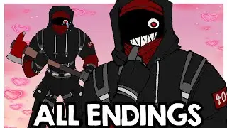 He's in Love With Me - Monster X Mediator Game - ALL ENDINGS