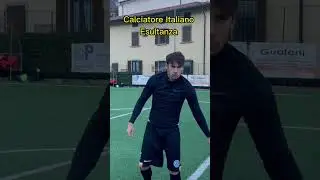 Calciatore Italiano e Calciatore Brasiliano 😂 