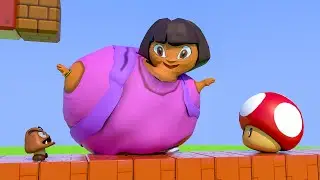 Dora eats a Giant Mushroom and then this happened!!! 🍄