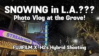 It’s Snowing in Los Angeles!? - Capturing multi-format content with the FUJIFILM X-H2s!