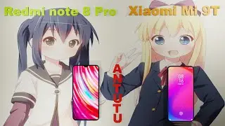 Xiaomi Redmi note 8 pro vs Xiaomi mi 9T - Antutu and Geekbench test.