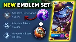 ONE SHOOT NEW EMBLEM COMBO❗❗BEST BUILD HYPER BANE 2023   ROTASI TERBARU HYPER BANE | MOBILE LEGENDS