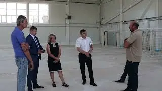 Сергей Баталов посетил стройплощадку крытого универсального спортивного комплекса