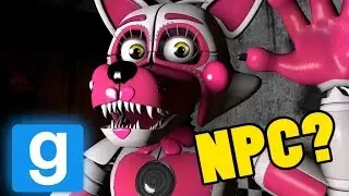 FNAF Gmod | NEW FUNTIME FOXY NPC? (FNAF Garry's Mod)