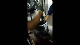 disassembly spin pack Line CP. by Than saw last & Myo thant