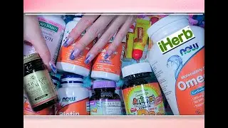 Посылка iHerb / L-карнозин / Биотин для волос / Витамины Hair, Skin & Nails / Айхерб