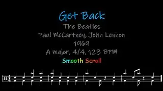 Get Back, Chords, Lyrics and Timing
