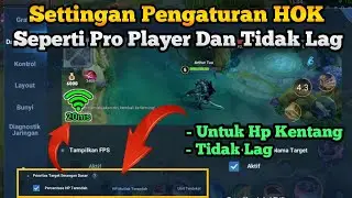 Kalian Wajib Tahu !! Settingan Pengaturan Honor Of Kings Seperti Pro Player Dan Tidak Lag