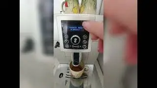 delonghi ECAM23 ставим фильтр и немножечко погуляем по меню...