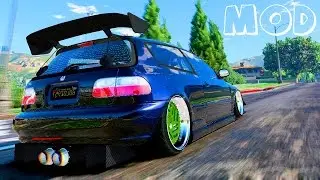 Honda Civic EG VTI 94 / GTA 5 Drag Race Meeting Mods