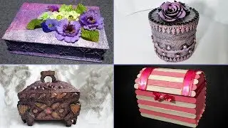 13 ideas on how to make jewelry boxes from different materials. Casket with own hands