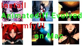 Step by Step Install Animatediff Evolved in ComfyUI on Mac M1 M2 M3