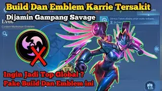 The Latest Painful Karrie emblem and build 2023 - Karrie Mobile Legends settings