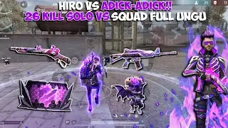 SOLO VS SQUAD FULL UNGU!! BANTA1 ADIK-ADIK SAMPE 26 KILL !!