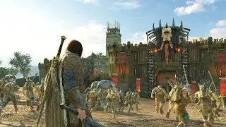 Shadow of War - The Etten War - (Grave Walker vs Nurnen ) Epic Massive War Massacre Gameplay