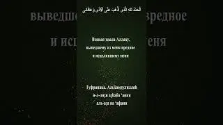 Дуа при выходе из туалета
