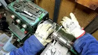 Изготовление поршня для паровой машины на токарном станке ТВ-4.