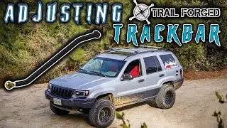 Why you need an Adjustable TrackBar Lifted Jeep Grand Cherokee WJ | How to adjust|  Najar Offroad