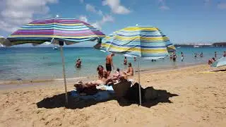 Papagayo beach - Lanzarote, Canary Islands, Spain. Walking in Papagayo beaches