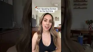 SPEAKING GERMAN FOR THE FIRST TIME!! 🇩🇪