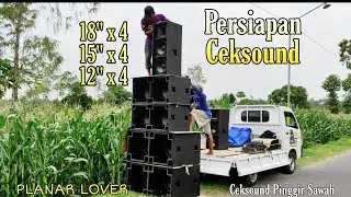 PERSIAPAN CEKSOUND FULLSET