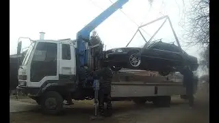 Эвакуация Бэхи манипулятором  Необходимый такелаж