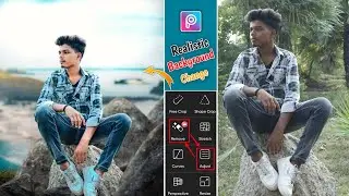 Background Change Photo Editing || Just 1 Click 😱 || PicsArt Background Remove || PicsArt Editing