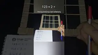 Peraga Perkalian Matematika Mudah 123×2 berapa ...