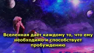 Вселенная даёт каждому то, что ему необходимо и способствует скорейшему пробуждению.